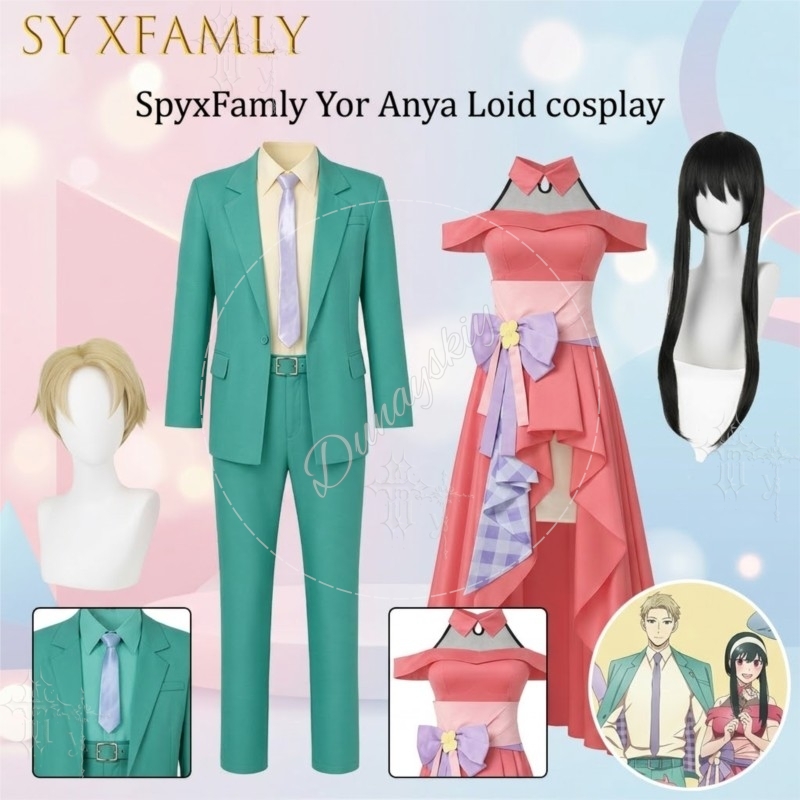 Anime Cosplay Anya - Fantasia de Cosplay Spyx Family Quarta