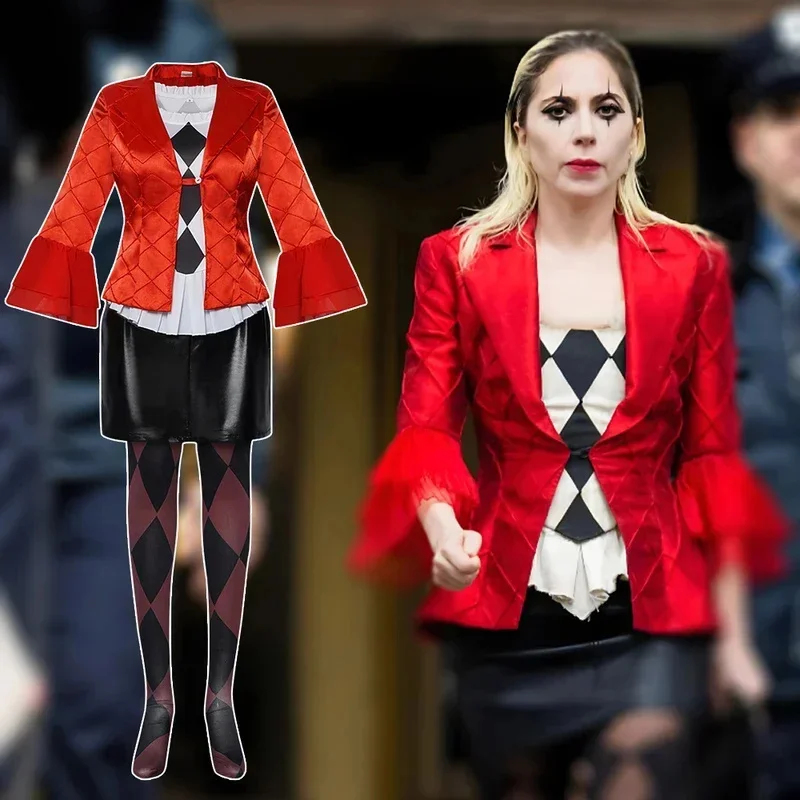 Anime Harley Quinn Cosplay - Novo Traje de Cosplay Harley Quinn