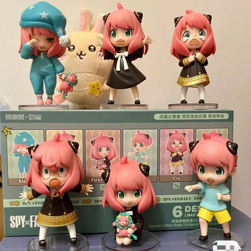 Anime Cosplay Anya - Caixa cega SPY×FAMILY Anya Forger, conjunto