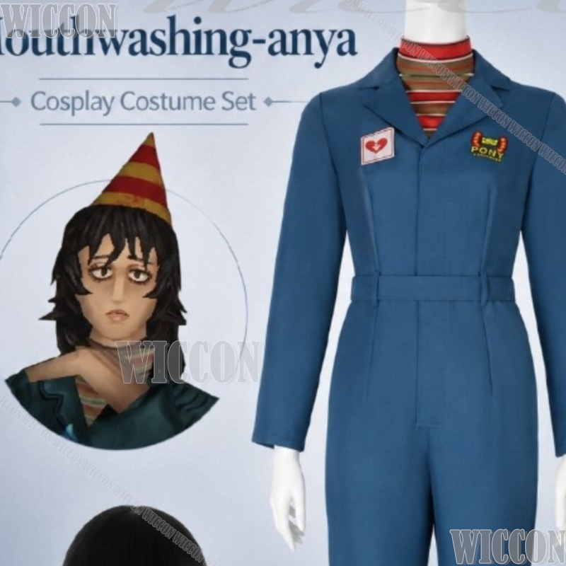 Anime Cosplay Anya - Fantasia de Cosplay Anya Punk Crew: