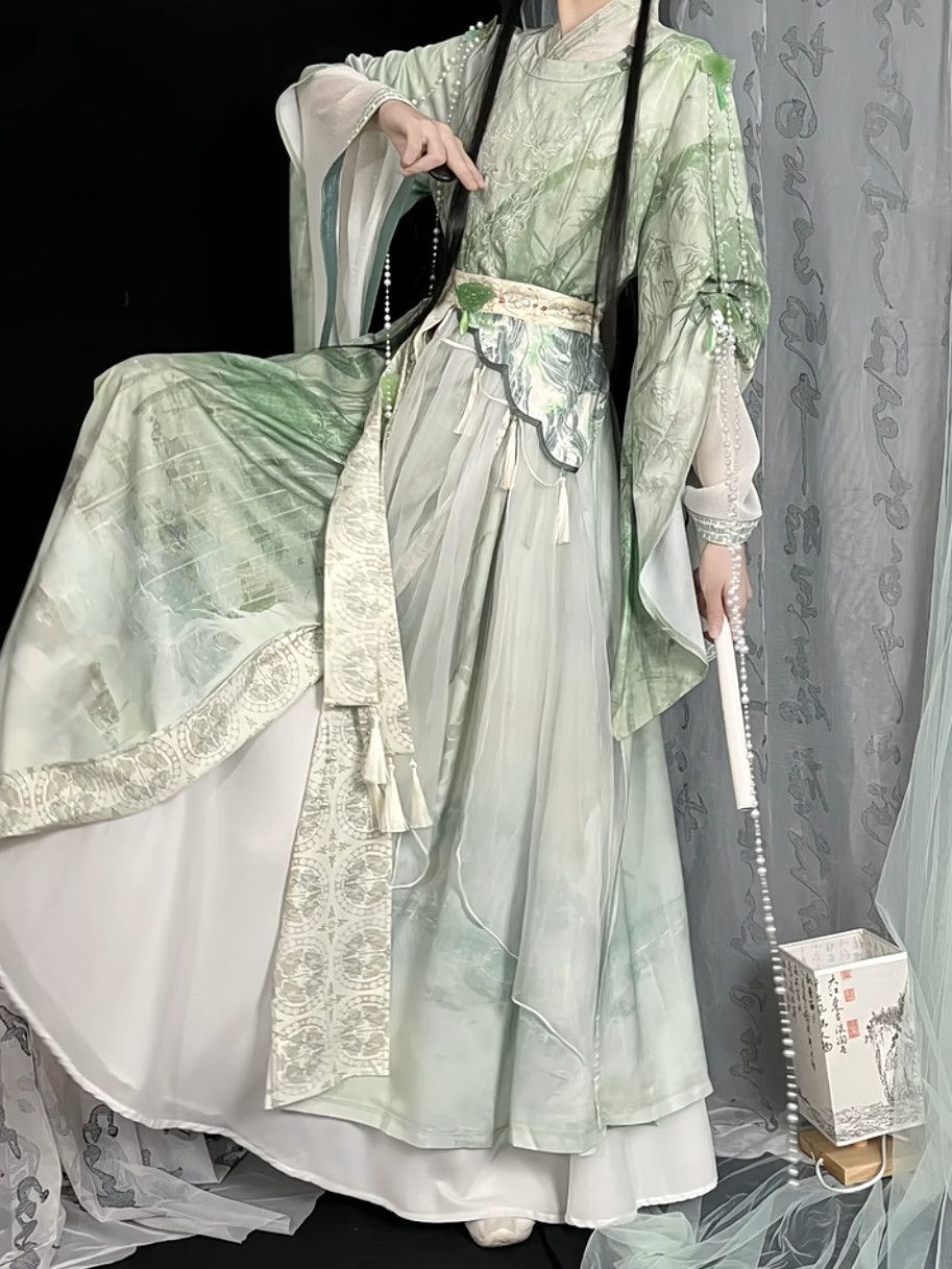 Anime Cosplay In Chinese - Vestido Hanfu Chinês Antigo TGCF, Conjuntos