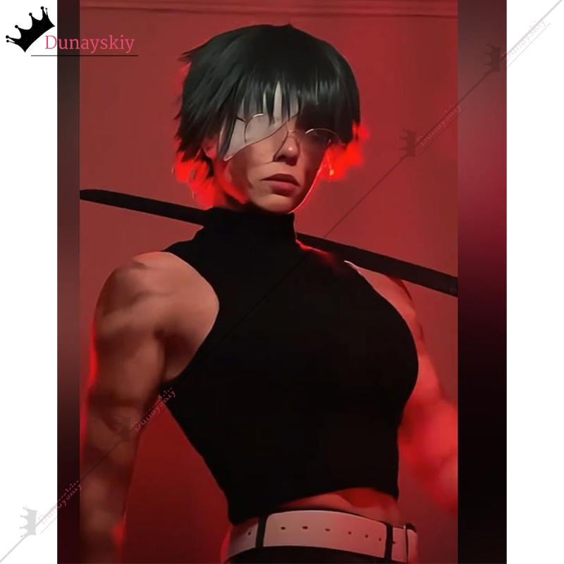 Cosplay Anime Jjk - YiNuo*/2026 Novo Traje de Cosplay Maki