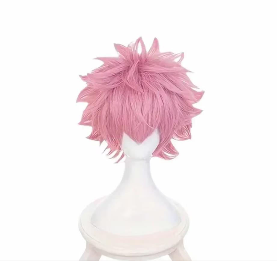 Anime Cosplay Website - Peruca Sintética Rosa Ashido Mina de
