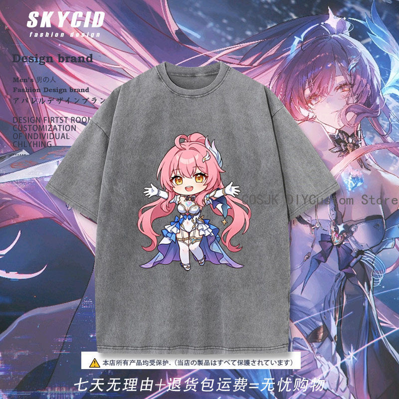 Anime Cosplay Manga - Camiseta de Algodão de Manga Curta