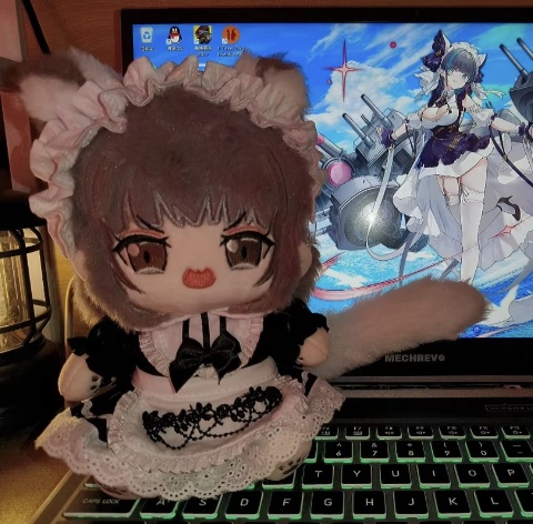 Anime About Cosplay Girl - Pelúcia de 20cm do HMS Cheshire