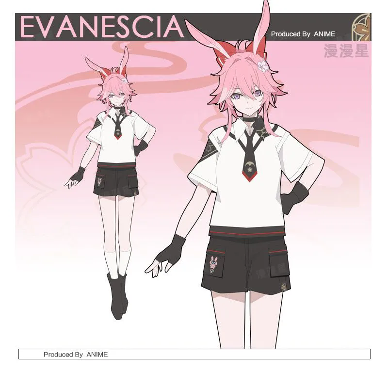 Anime Cosplay Manga - Honkai: Star Rail Evanescia Cosplay Figura