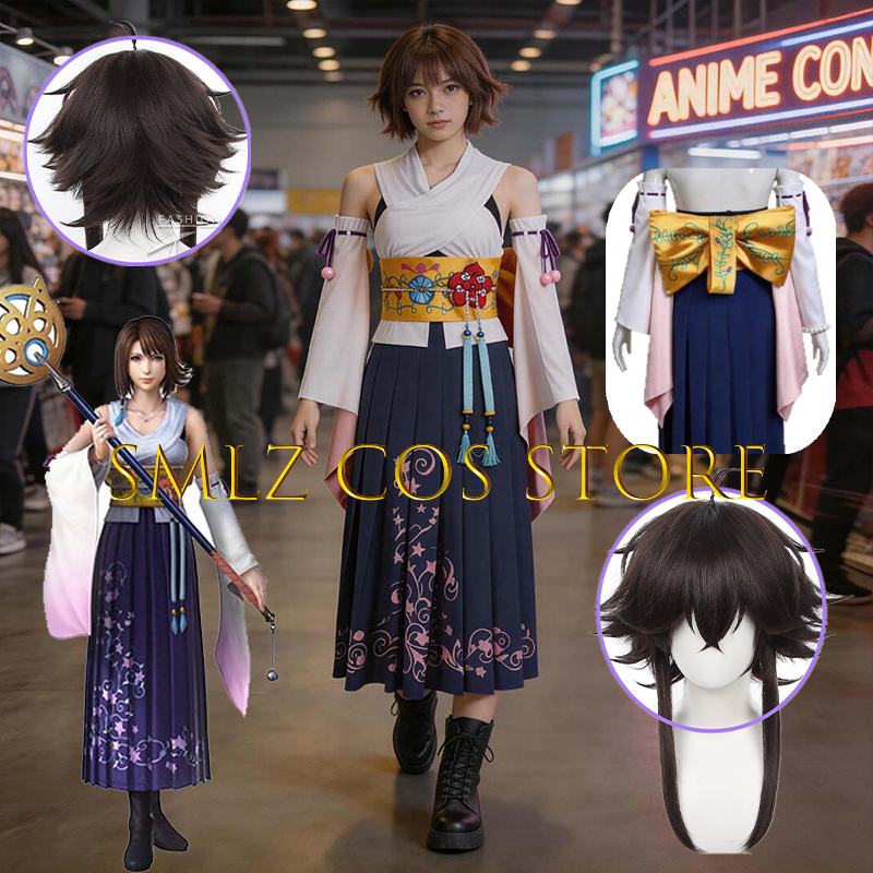Anime Cosplay Female - Fantasia Cosplay Yuna FF10 X Smlz