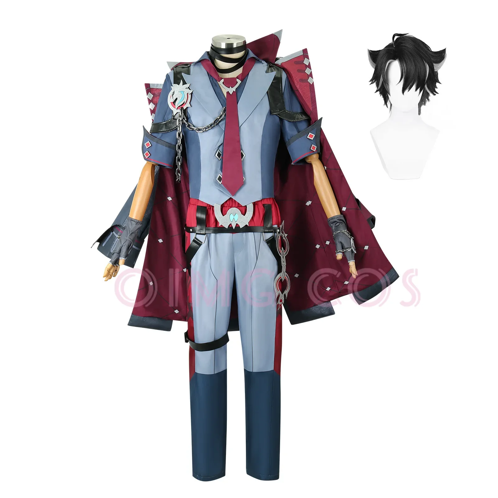 Anime Cosplay In Chinese - Fantasia de Cosplay Wriothesley de Genshin