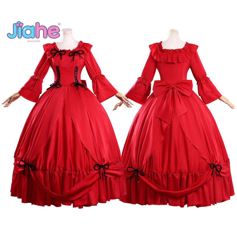 Anime Cosplay Red - Fantasia de cosplay de Scarlett pode