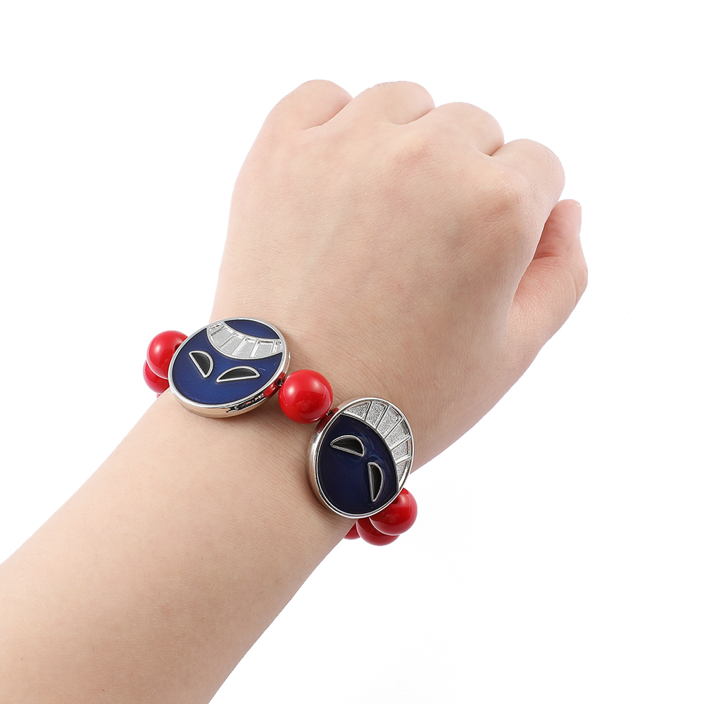 Colar de pulseira de rosto de  - Anime Cosplay Website avaliação e preço
