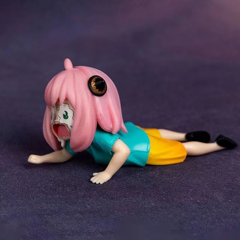 Estátua de Anime Fofa Anya Spy - Anime Cosplay Anya avaliação e preço
