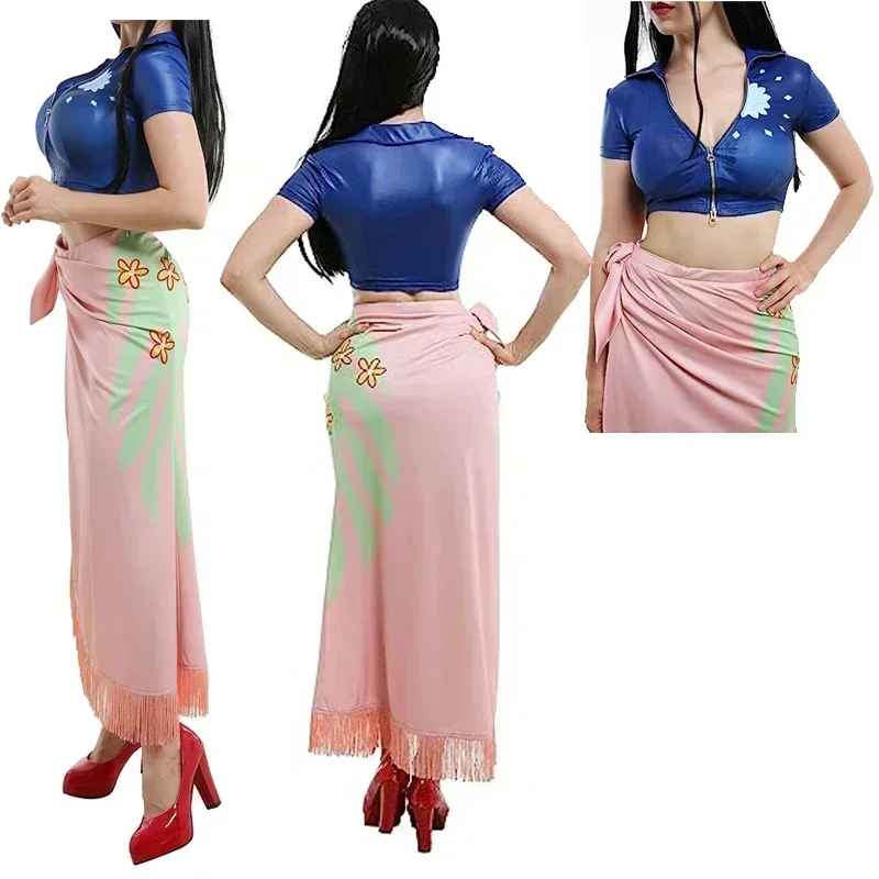 Fantasia de cosplay de nico ro - Anime Cosplay Nico Robin avaliação e preço