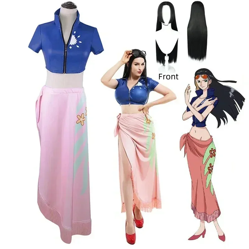 Fantasia de cosplay de nico ro - Anime Cosplay Nico Robin avaliação e preço