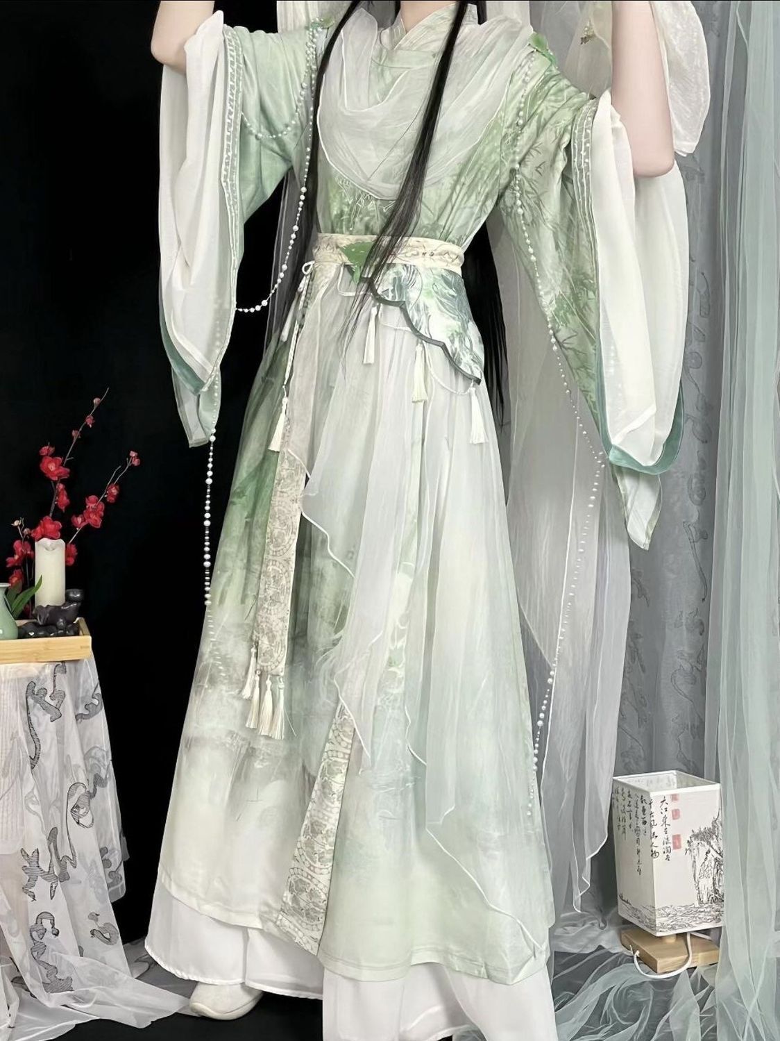 Vestido Hanfu Chinês Antigo TG - Anime Cosplay In Chinese avaliação e preço