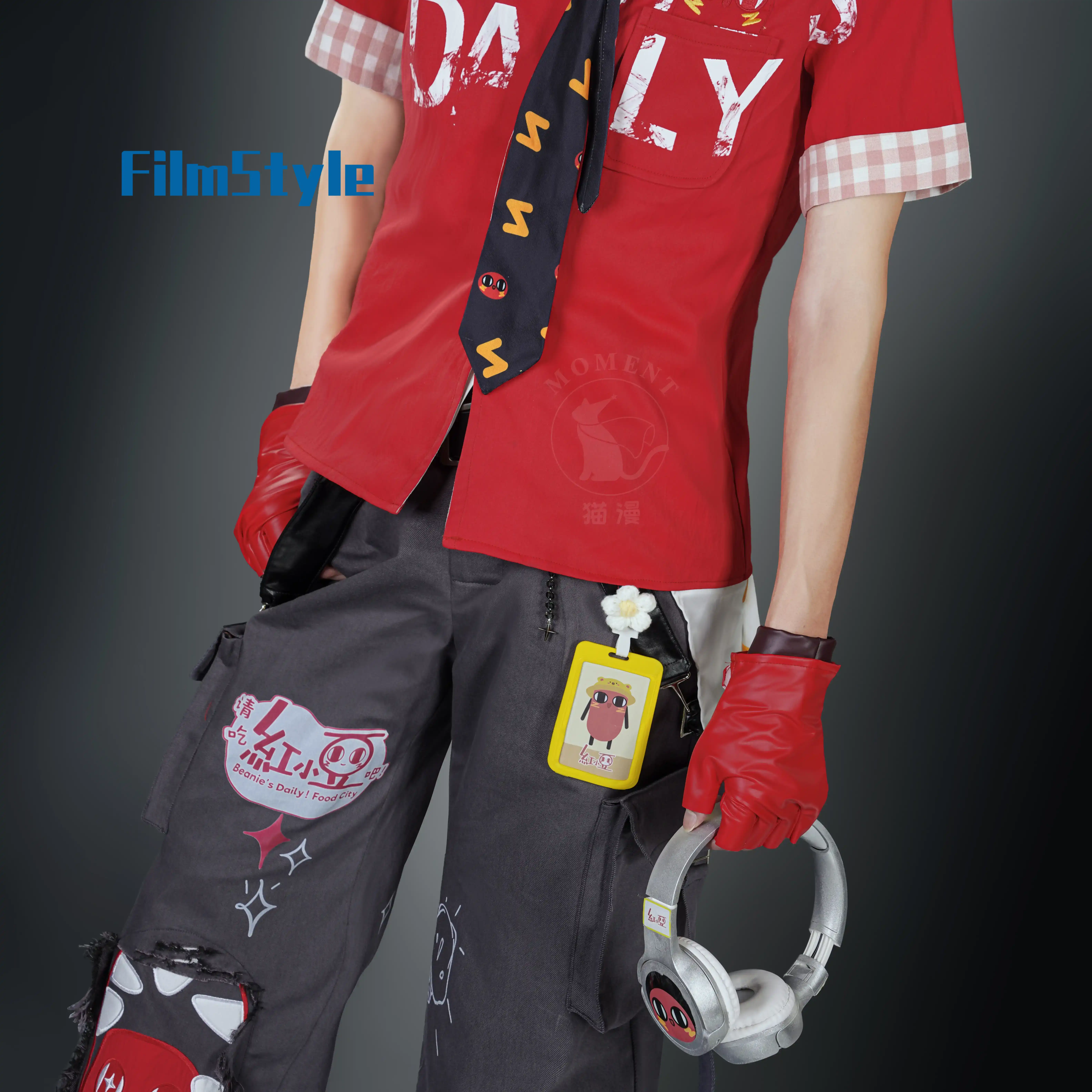 Fantasia Completa de Cosplay d - Anime Cosplay Red avaliação e preço