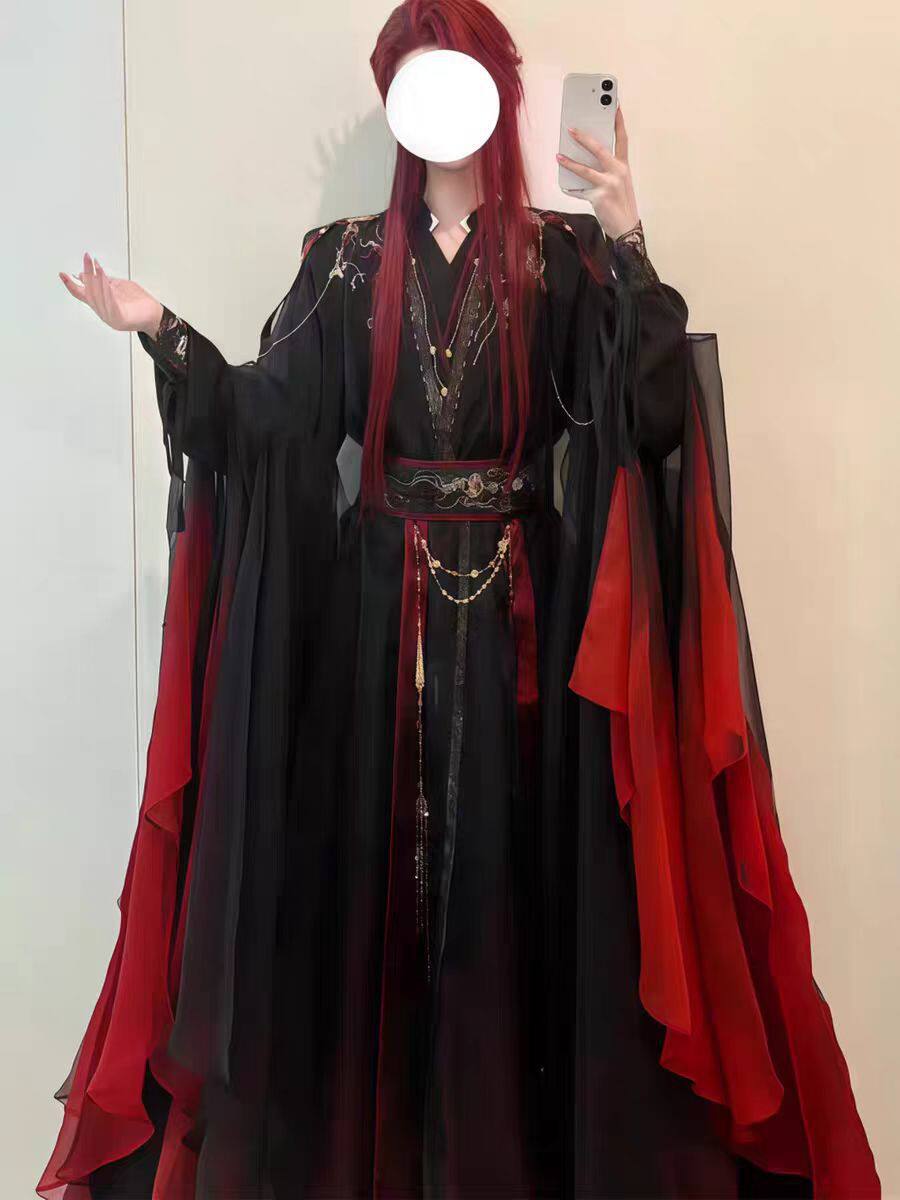 Conjunto de 4 Peças de Robe Xi - Anime Cosplay Red avaliação e preço