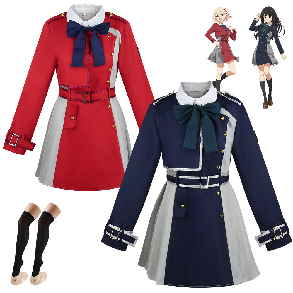 Fantasia de Cosplay Lycoris Re - Convention Cosplay Anime avaliação e preço
