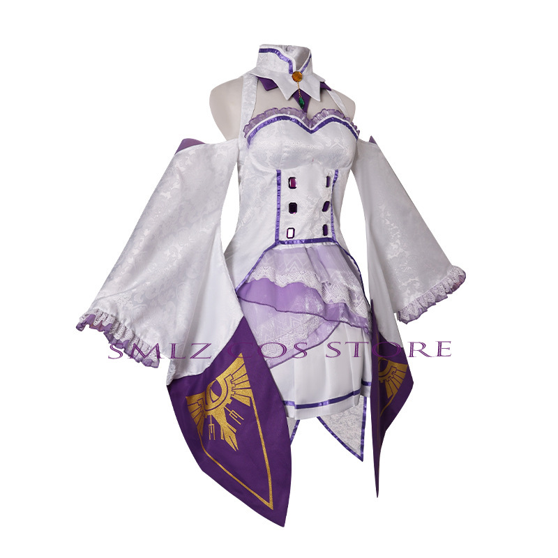 Fantasia de Cosplay Emilia do  - Anime Cosplay Party avaliação e preço