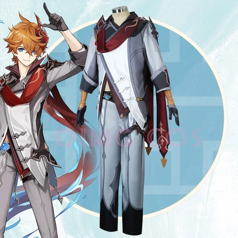 Genshin impacto tartaglia cosp - Anime Cosplay Buy avaliação e preço