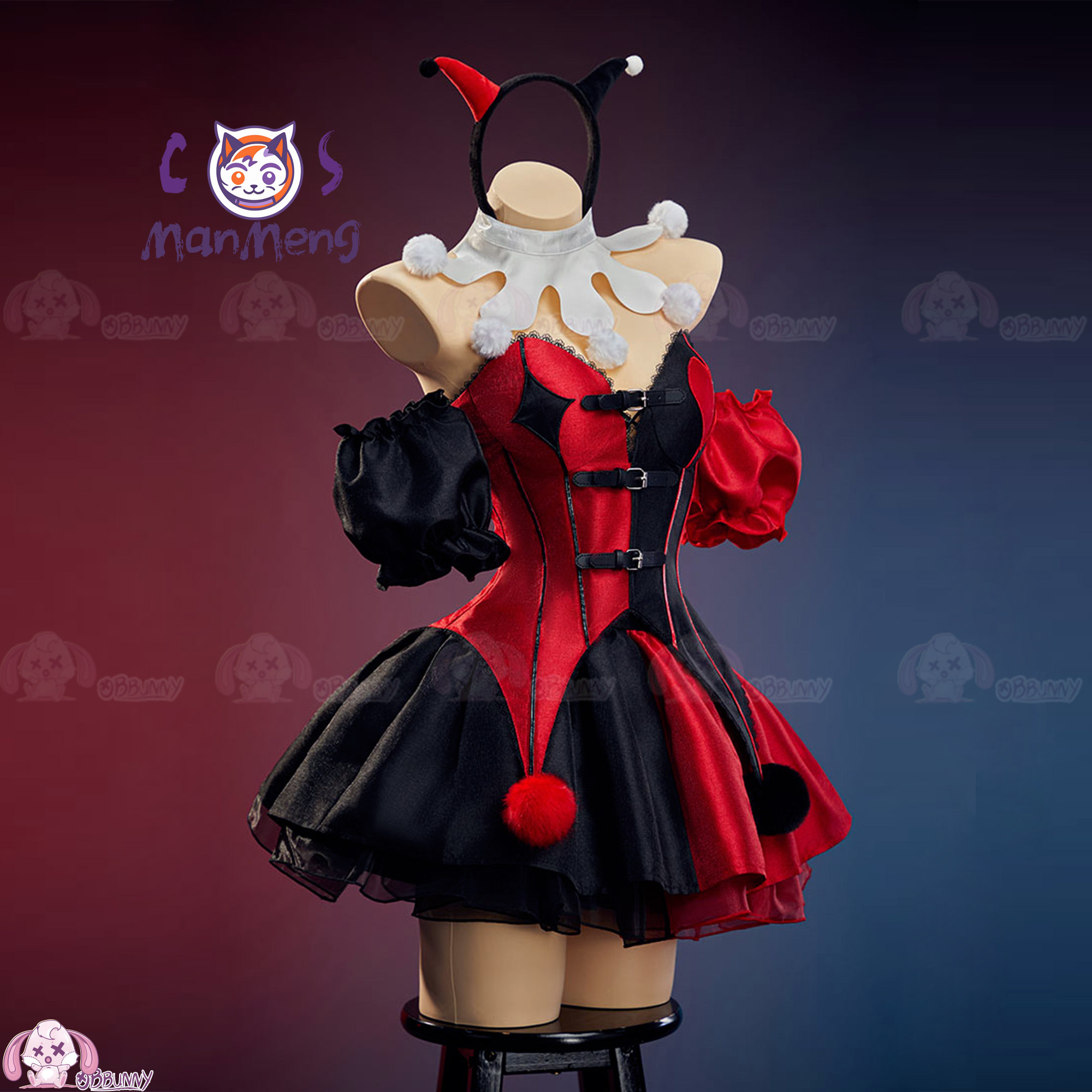 Nova Saia Gótica Lolita de Pal - Anime Cosplay Red avaliação e preço