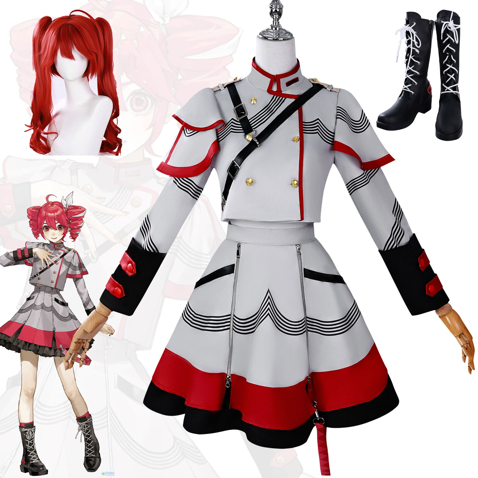Fantasia de cosplay Kasane Tet - Anime Cosplay Makeup avaliação e preço