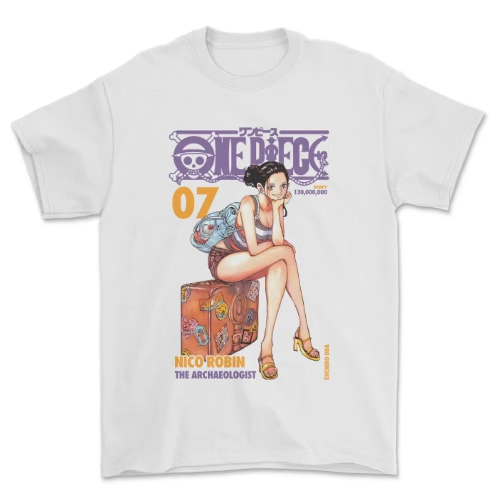 Camiseta Unissex BANDAI One Pi - Anime Cosplay Nico Robin avaliação e preço