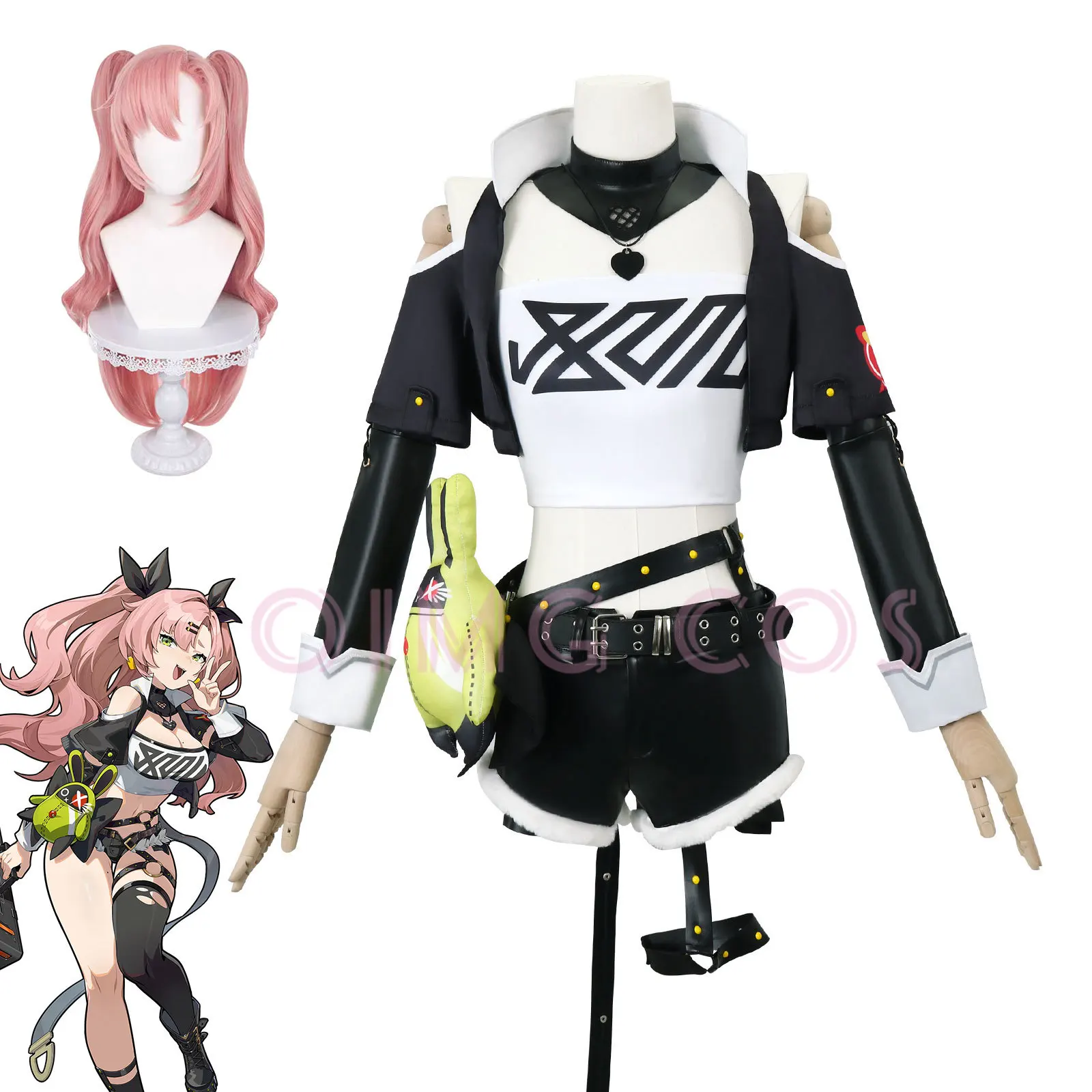 Fantasia de Cosplay Nicole Dem - Anime Cosplay Female avaliação e preço
