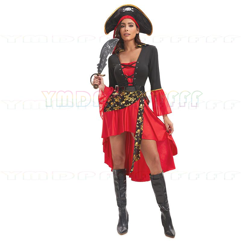 Fantasia de Pirata Feminina pa - Anime Cosplay Makeup avaliação e preço