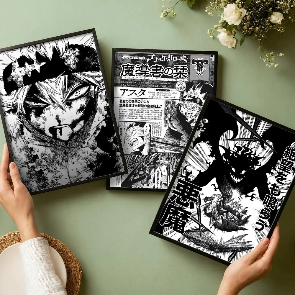 Pôster decorativo de anime b-b - Black Clover Grimoire avaliação e preço