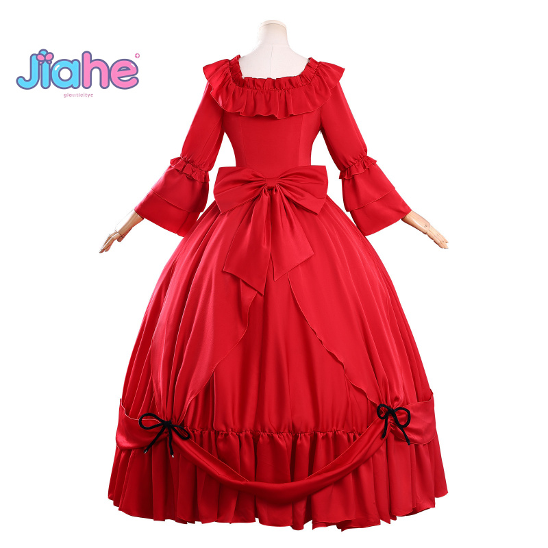Fantasia de cosplay de Scarlet - Anime Cosplay Red avaliação e preço