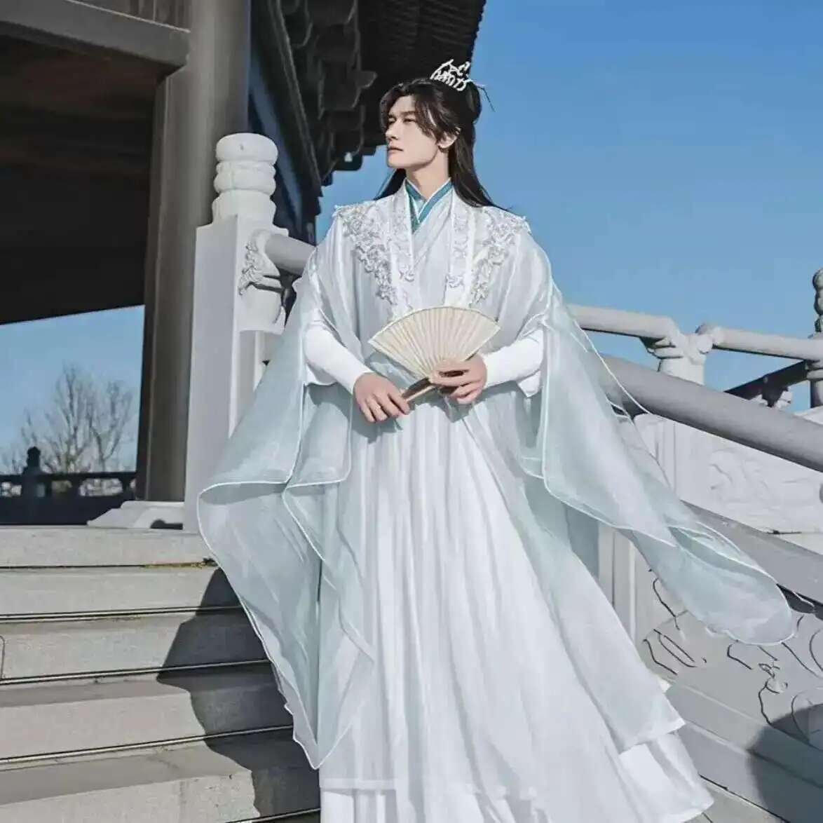 Tamanho grande 3xl hanfu mascu - Anime Cosplay In Chinese avaliação e preço