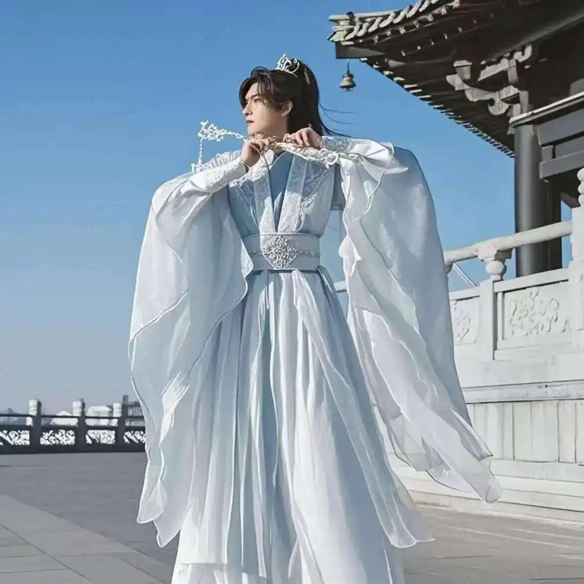 Tamanho grande 3xl hanfu mascu - Anime Cosplay In Chinese avaliação e preço